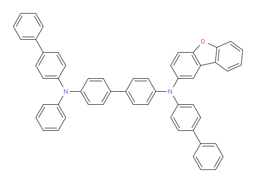 N4,N4'-di([1,1'-biphenyl]-4-yl)-N4-(dibenzo[b,d]furan-2-yl)-N4'-phenyl-[1,1'-biphenyl]-4,4'-diamine