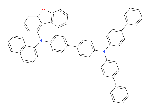 N4,N4-di([1,1'-biphenyl]-4-yl)-N4'-(dibenzo[b,d]furan-1-yl)-N4'-(naphthalen-1-yl)-[1,1'-biphenyl]-4,4'-diamine