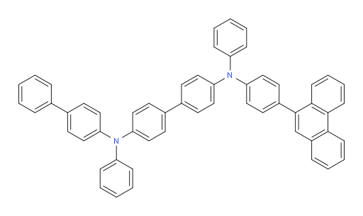 N4-([1,1'-biphenyl]-4-yl)-N4'-(4-(phenanthren-9-yl)phenyl)-N4,N4'-diphenyl-[1,1'-biphenyl]-4,4'-diamine