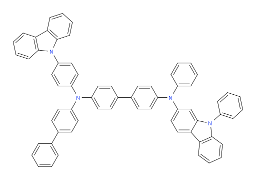 N4-(4-(9H-carbazol-9-yl)phenyl)-N4-([1,1'-biphenyl]-4-yl)-N4'-phenyl-N4'-(9-phenyl-9H-carbazol-2-yl)-[1,1'-biphenyl]-4,4'-diamine