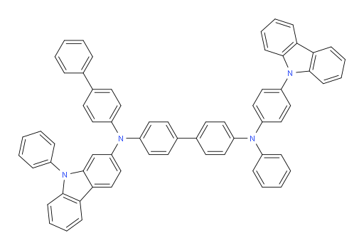 N4-(4-(9H-carbazol-9-yl)phenyl)-N4'-([1,1'-biphenyl]-4-yl)-N4-phenyl-N4'-(9-phenyl-9H-carbazol-2-yl)-[1,1'-biphenyl]-4,4'-diamine