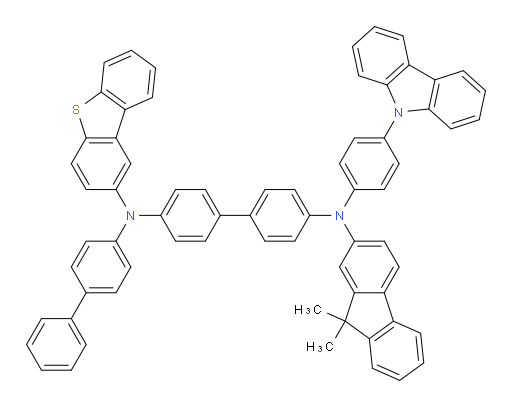 N4-(4-(9H-carbazol-9-yl)phenyl)-N4'-([1,1'-biphenyl]-4-yl)-N4'-(dibenzo[b,d]thiophen-2-yl)-N4-(9,9-dimethyl-9H-fluoren-2-yl)-[1,1'-biphenyl]-4,4'-diamine