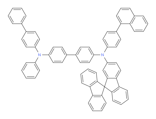 N4-(9,9'-spirobi[fluoren]-7-yl)-N4'-([1,1'-biphenyl]-4-yl)-N4-(4-(naphthalen-1-yl)phenyl)-N4'-phenyl-[1,1'-biphenyl]-4,4'-diamine