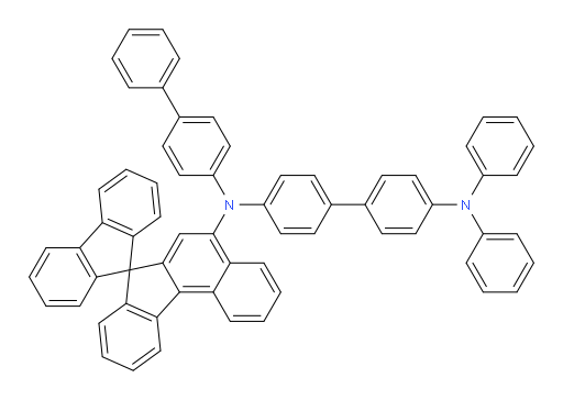 N4-([1,1'-biphenyl]-4-yl)-N4',N4'-diphenyl-N4-(spiro[benzo[c]fluorene-7,9'-fluoren]-5-yl)-[1,1'-biphenyl]-4,4'-diamine