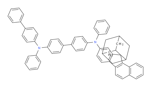 N4-([1,1'-biphenyl]-4-yl)-N4,N4'-diphenyl-N4'-(spiro[adamantane-2,11'-benzo[a]fluoren]-9'-yl)-[1,1'-biphenyl]-4,4'-diamine