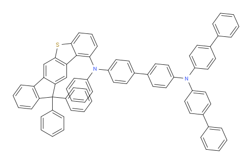 N4,N4-di([1,1'-biphenyl]-4-yl)-N4'-(11,11-diphenyl-11H-benzo[b]fluoreno[2,3-d]thiophen-1-yl)-N4'-phenyl-[1,1'-biphenyl]-4,4'-diamine