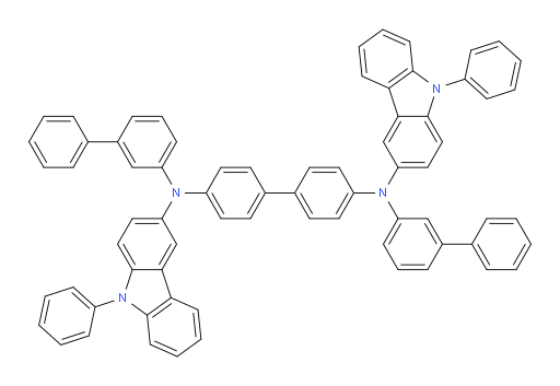 N4,N4'-di([1,1'-biphenyl]-3-yl)-N4,N4'-bis(9-phenyl-9H-carbazol-3-yl)-[1,1'-biphenyl]-4,4'-diamine