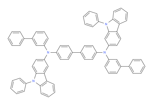N4,N4'-di([1,1'-biphenyl]-3-yl)-N4-(9-phenyl-9H-carbazol-2-yl)-N4'-(9-phenyl-9H-carbazol-3-yl)-[1,1'-biphenyl]-4,4'-diamine