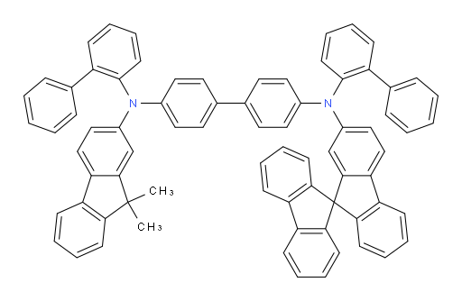 N4-(9,9'-spirobi[fluoren]-7-yl)-N4,N4'-di([1,1'-biphenyl]-2-yl)-N4'-(9,9-dimethyl-9H-fluoren-2-yl)-[1,1'-biphenyl]-4,4'-diamine