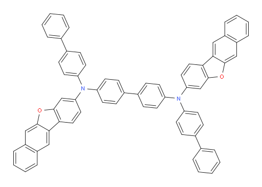 N4,N4'-di([1,1'-biphenyl]-4-yl)-N4,N4'-bis(naphtho[2,3-b]benzofuran-3-yl)-[1,1'-biphenyl]-4,4'-diamine