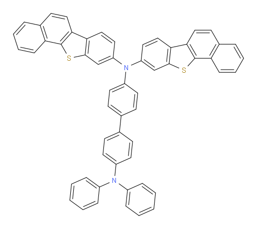 N4,N4-bis(benzo[b]naphtho[2,1-d]thiophen-9-yl)-N4',N4'-diphenyl-[1,1'-biphenyl]-4,4'-diamine