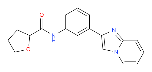 N-(3-(imidazo[1,2-a]pyridin-2-yl)phenyl)tetrahydrofuran-2-carboxamide