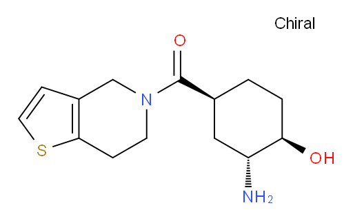 ((1S,3R,4R)-3-amino-4-hydroxycyclohexyl)(6,7-dihydrothieno[3,2-c]pyridin-5(4H)-yl)methanone