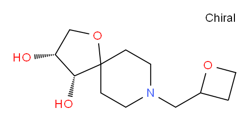 (3R,4R)-8-(oxetan-2-ylmethyl)-1-oxa-8-azaspiro[4.5]decane-3,4-diol