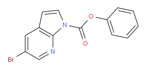 phenyl 5-bromo-1H-pyrrolo[2,3-b]pyridine-1-carboxylate