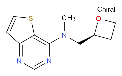 (S)-N-methyl-N-(oxetan-2-ylmethyl)thieno[3,2-d]pyrimidin-4-amine