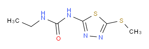 1-ethyl-3-(5-(methylthio)-1,3,4-thiadiazol-2-yl)urea