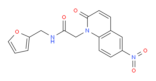 N-(furan-2-ylmethyl)-2-(6-nitro-2-oxoquinolin-1(2H)-yl)acetamide