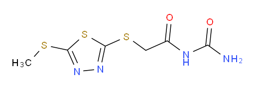 N-carbamoyl-2-((5-(methylthio)-1,3,4-thiadiazol-2-yl)thio)acetamide