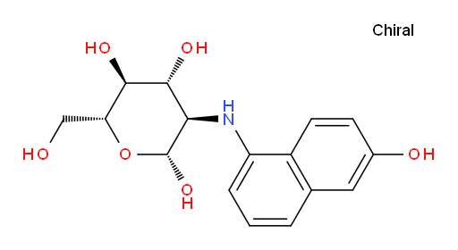 (2R,3R,4R,5S,6R)-6-(hydroxymethyl)-3-((6-hydroxynaphthalen-1-yl)amino)tetrahydro-2H-pyran-2,4,5-triol