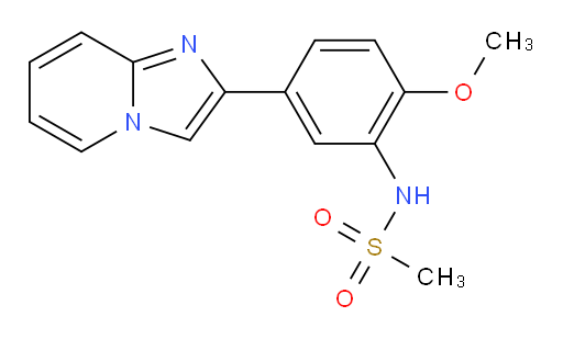 N-(5-(imidazo[1,2-a]pyridin-2-yl)-2-methoxyphenyl)methanesulfonamide