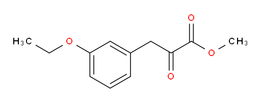 methyl 3-(3-ethoxyphenyl)-2-oxopropanoate
