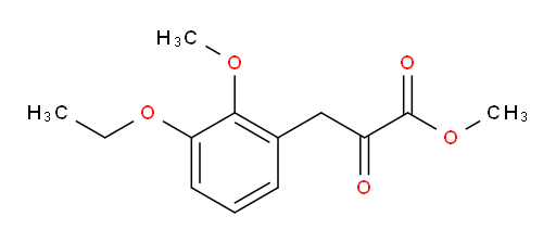 methyl 3-(3-ethoxy-2-methoxyphenyl)-2-oxopropanoate