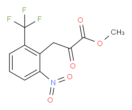 methyl 3-(2-nitro-6-(trifluoromethyl)phenyl)-2-oxopropanoate