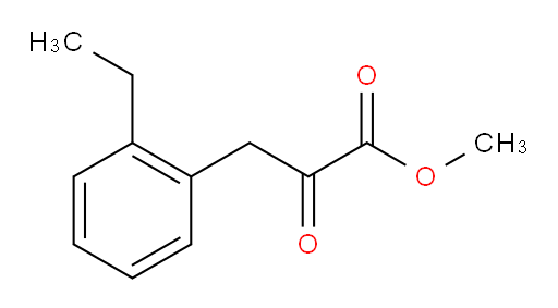 methyl 3-(2-ethylphenyl)-2-oxopropanoate