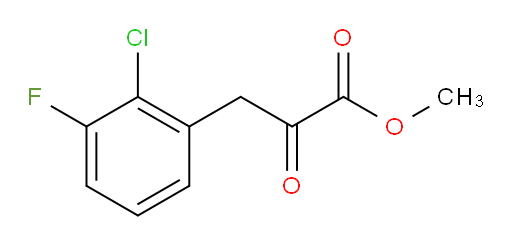 methyl 3-(2-chloro-3-fluorophenyl)-2-oxopropanoate