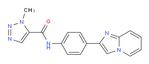 N-(4-(imidazo[1,2-a]pyridin-2-yl)phenyl)-1-methyl-1H-1,2,3-triazole-5-carboxamide