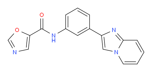 N-(3-(imidazo[1,2-a]pyridin-2-yl)phenyl)oxazole-5-carboxamide