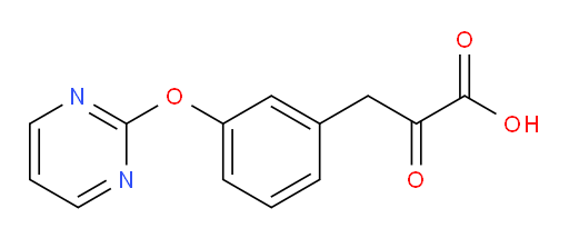 2-oxo-3-(3-(pyrimidin-2-yloxy)phenyl)propanoic acid