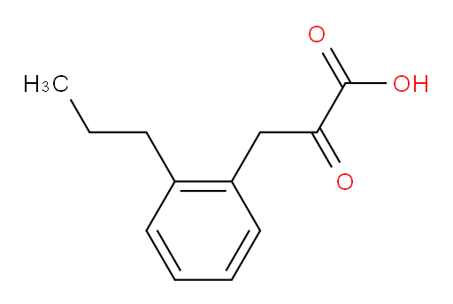 2-oxo-3-(2-propylphenyl)propanoic acid