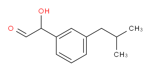 2-hydroxy-2-(3-isobutylphenyl)acetaldehyde
