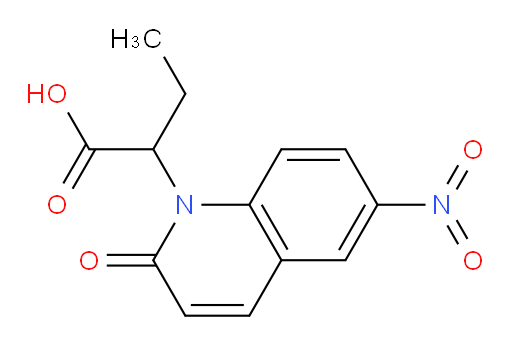 2-(6-nitro-2-oxoquinolin-1(2H)-yl)butanoic acid