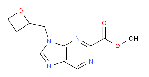 methyl 9-(oxetan-2-ylmethyl)-9H-purine-2-carboxylate