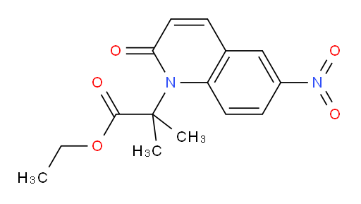 ethyl 2-methyl-2-(6-nitro-2-oxoquinolin-1(2H)-yl)propanoate