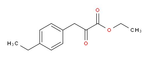 ethyl 3-(4-ethylphenyl)-2-oxopropanoate