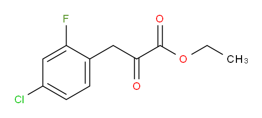 ethyl 3-(4-chloro-2-fluorophenyl)-2-oxopropanoate