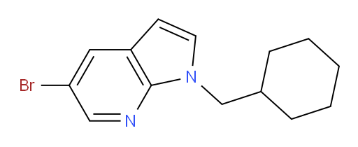5-bromo-1-(cyclohexylmethyl)-1H-pyrrolo[2,3-b]pyridine