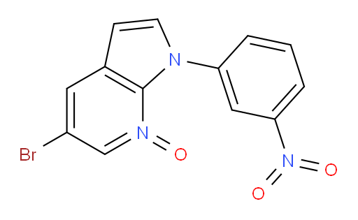 5-bromo-1-(3-nitrophenyl)-1H-pyrrolo[2,3-b]pyridine 7-oxide