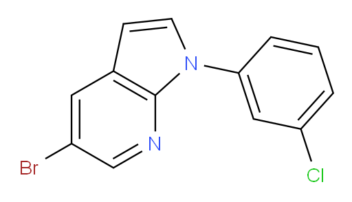 5-bromo-1-(3-chlorophenyl)-1H-pyrrolo[2,3-b]pyridine
