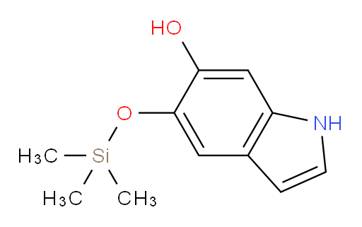 5-((trimethylsilyl)oxy)-1H-indol-6-ol