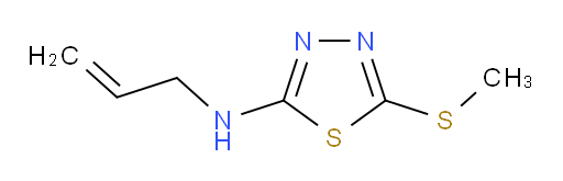 N-allyl-5-(methylthio)-1,3,4-thiadiazol-2-amine