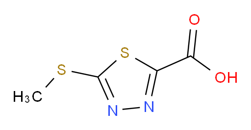 5-(methylthio)-1,3,4-thiadiazole-2-carboxylic acid