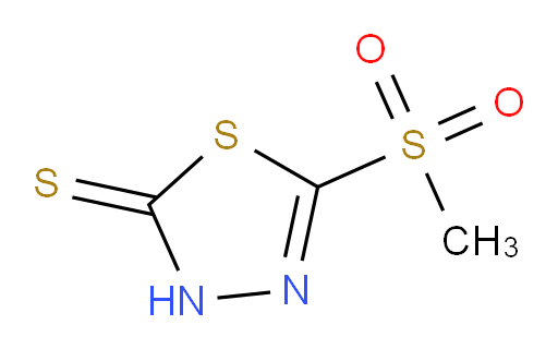 5-(methylsulfonyl)-1,3,4-thiadiazole-2(3H)-thione