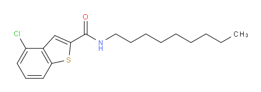 4-chloro-N-nonylbenzo[b]thiophene-2-carboxamide