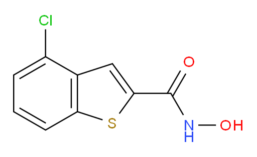 4-chloro-N-hydroxybenzo[b]thiophene-2-carboxamide