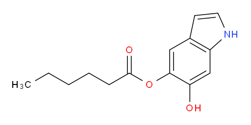 6-hydroxy-1H-indol-5-yl hexanoate